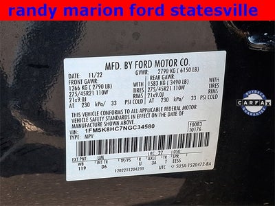 2022 Ford Explorer Platinum