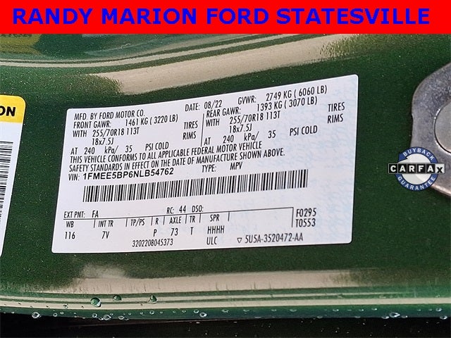 2022 Ford Bronco Outer Banks