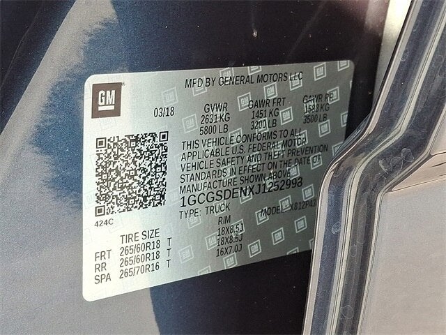 2018 Chevrolet Colorado Z71