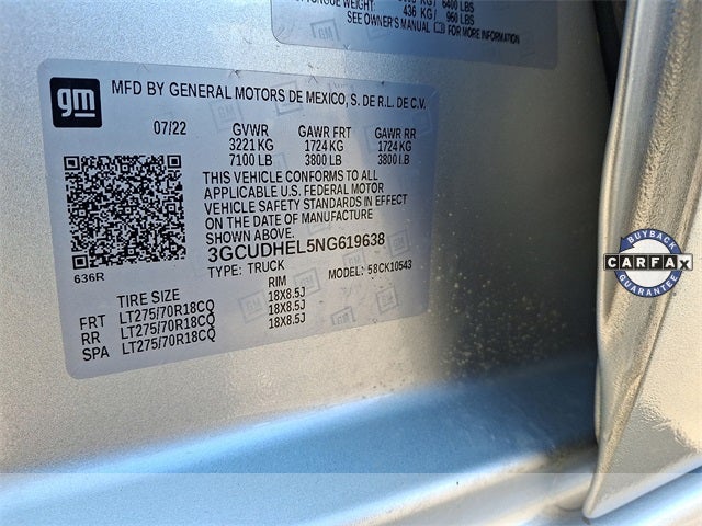 2022 Chevrolet Silverado 1500 ZR2