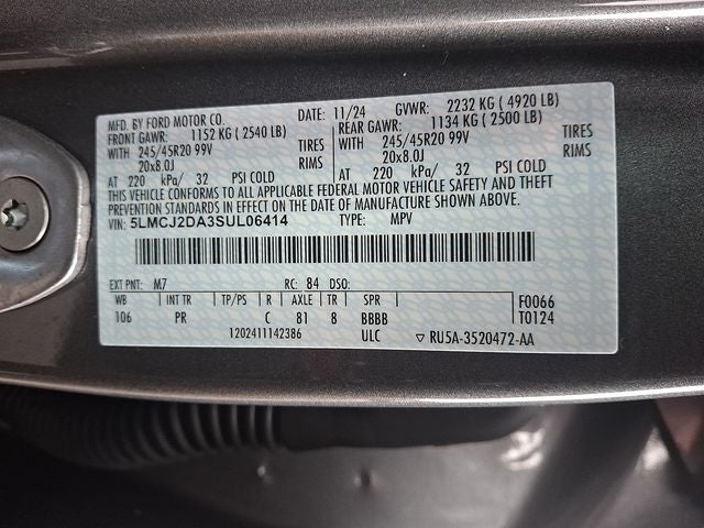 2025 Lincoln Corsair Reserve