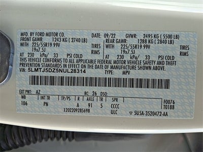 2022 Lincoln Corsair Grand Touring