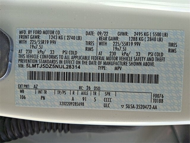 2022 Lincoln Corsair Grand Touring