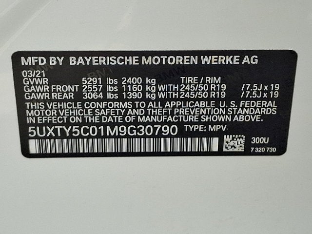 2021 BMW X3 xDrive30i