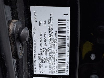 2018 Toyota Tacoma SR V6