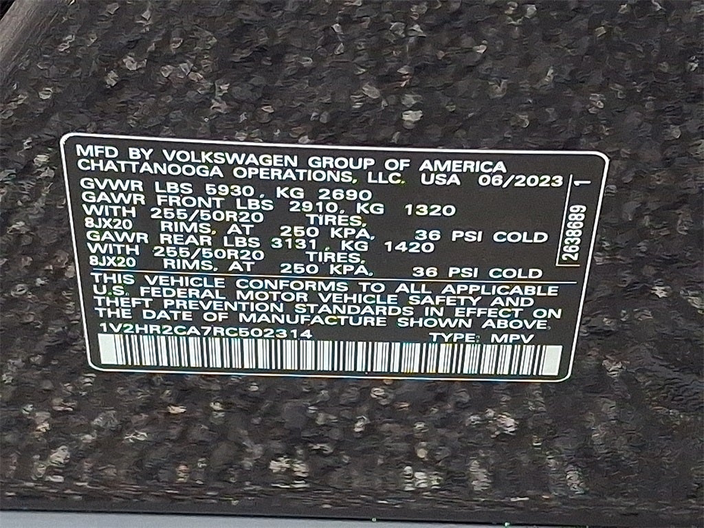 2024 Volkswagen Atlas 2.0T SE w/Technology