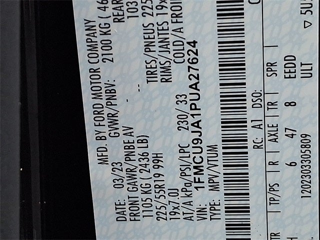 2023 Ford Escape Platinum