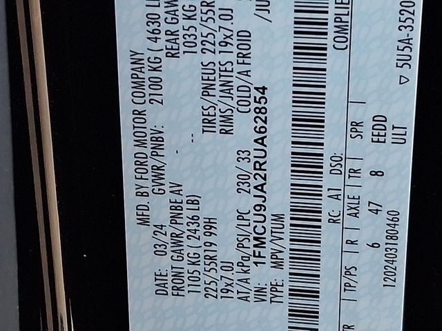 2024 Ford Escape Platinum