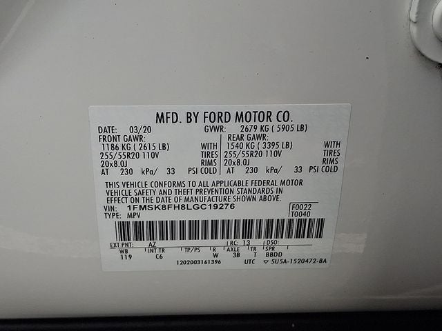 2020 Ford Explorer Limited