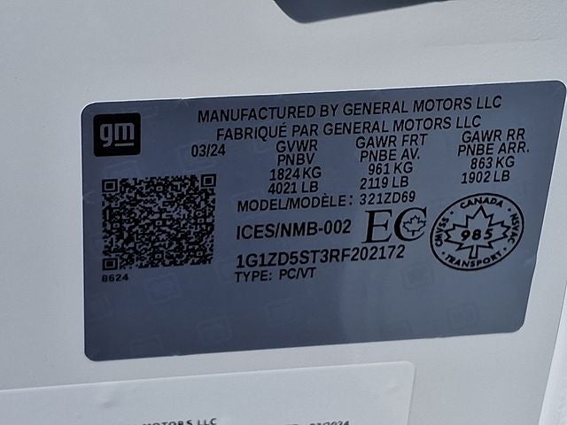 2024 Chevrolet Malibu LT 1LT