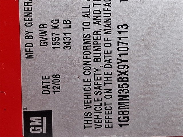 2009 Saturn Sky Base