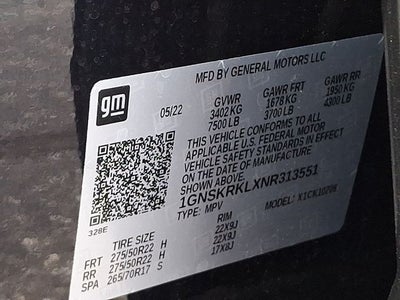 2022 Chevrolet Tahoe RST