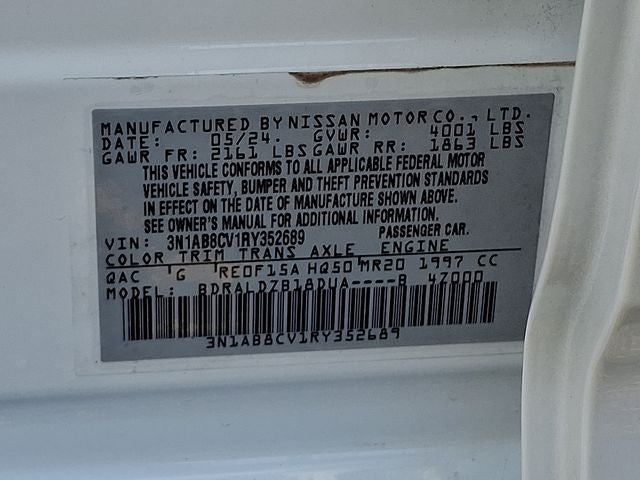 2024 Nissan Sentra SV