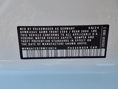2024 Volkswagen Golf GTI 2.0T S