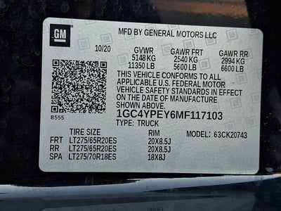 2021 Chevrolet Silverado 2500HD LTZ