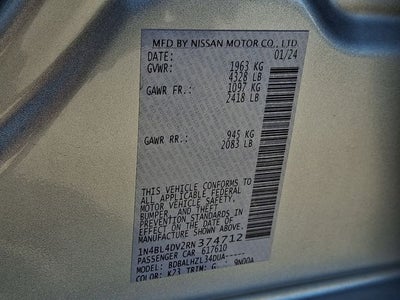 2024 Nissan Altima 2.5 SV