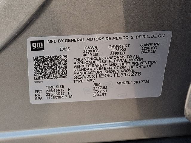 2026 Chevrolet Equinox LT
