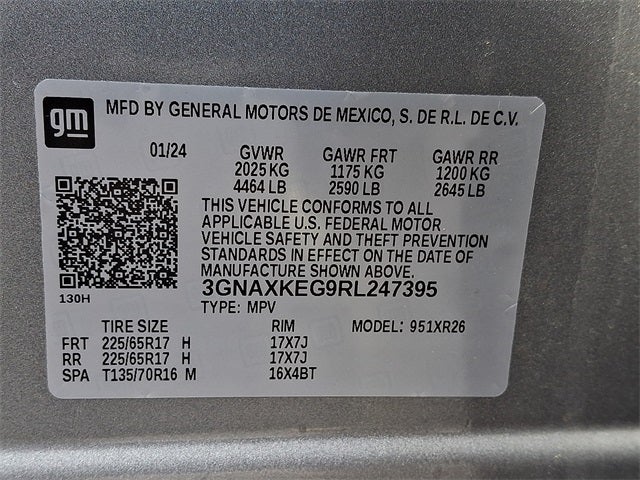 2024 Chevrolet Equinox LT