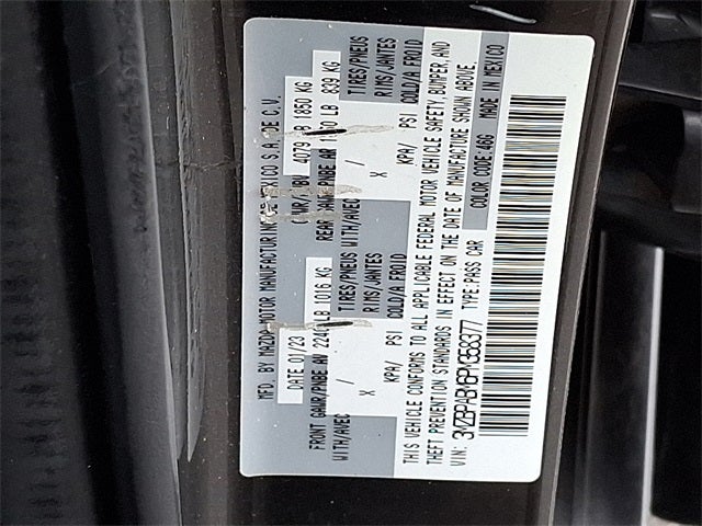 2023 Mazda Mazda3 2.5 S Select Package