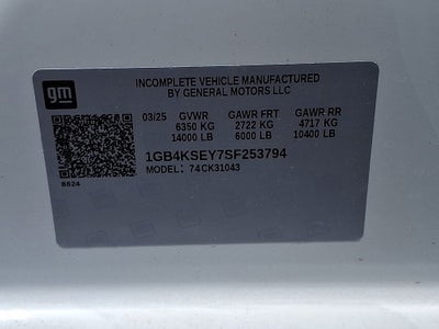 2025 Chevrolet Silverado 3500HD Work Truck