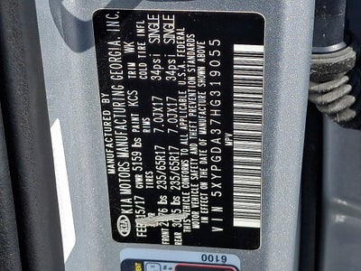 2017 Kia Sorento LX