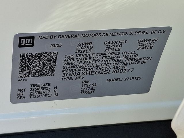 2025 Chevrolet Equinox LT