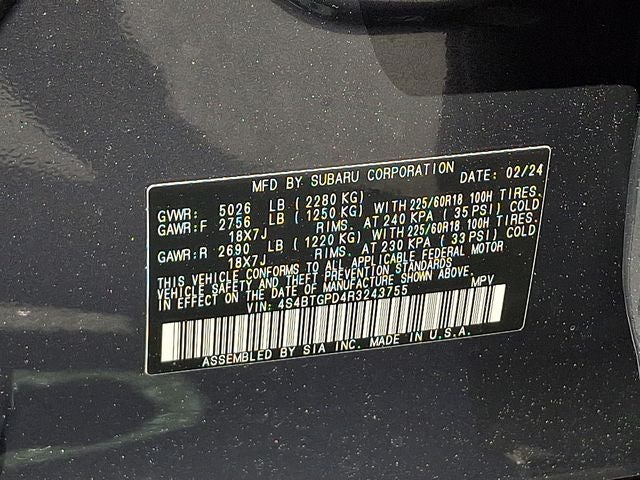 2024 Subaru Outback Touring XT