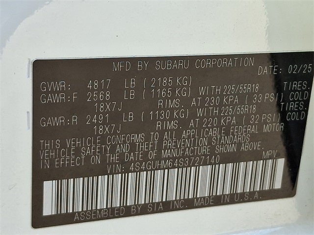 2025 Subaru Crosstrek Limited