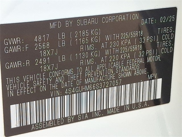 2025 Subaru Crosstrek Limited