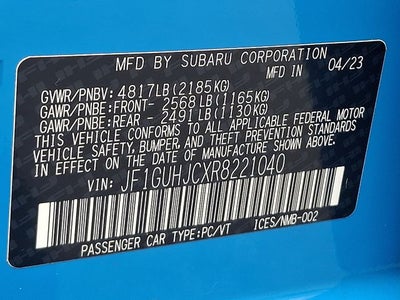 2024 Subaru Impreza 2.5RS