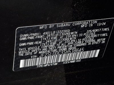 2025 Subaru Forester Premium