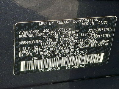 2025 Subaru Forester Premium