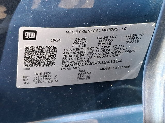 2024 Chevrolet Traverse RS