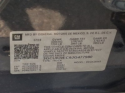 2018 Chevrolet Silverado 1500 LT LT2