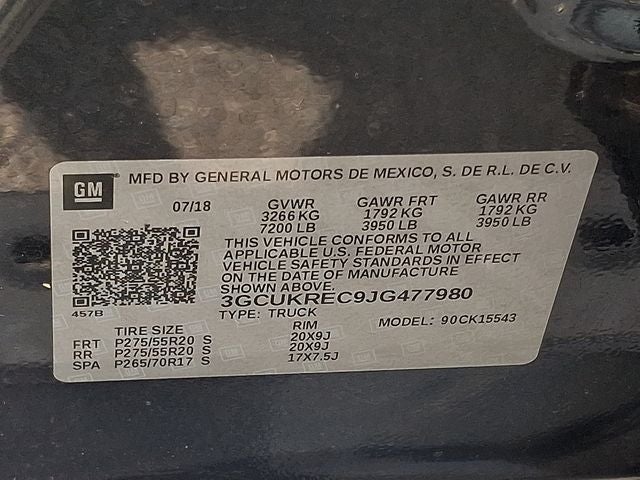 2018 Chevrolet Silverado 1500 LT LT2