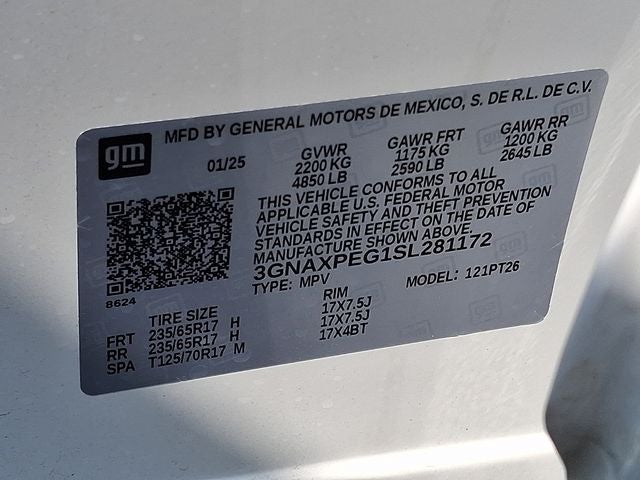2025 Chevrolet Equinox LT AWD