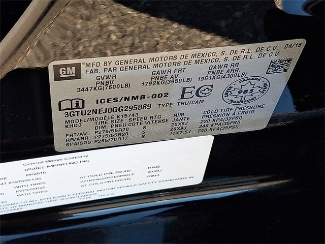 2016 GMC Sierra 1500 SLT