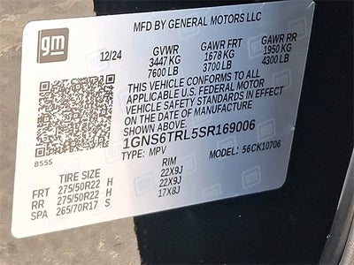 2025 Chevrolet Tahoe High Country