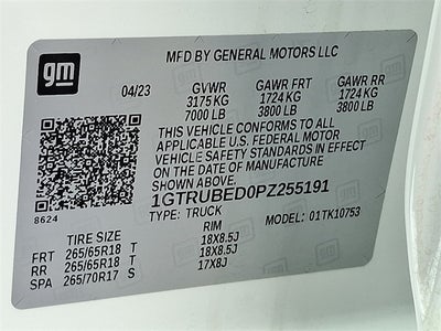 2023 GMC Sierra 1500 SLE