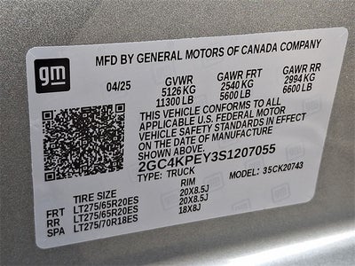 2025 Chevrolet Silverado 2500HD LTZ