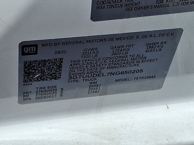 2022 GMC Sierra 1500 SLT