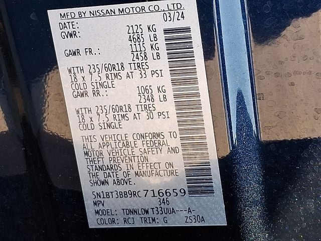 2024 Nissan Rogue SV