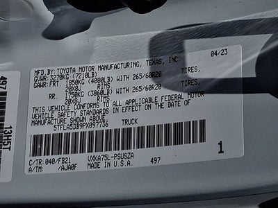 2023 Toyota Tundra SR5