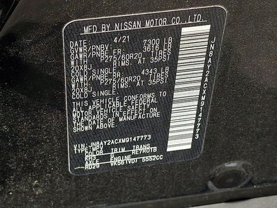 2021 Nissan Armada SV