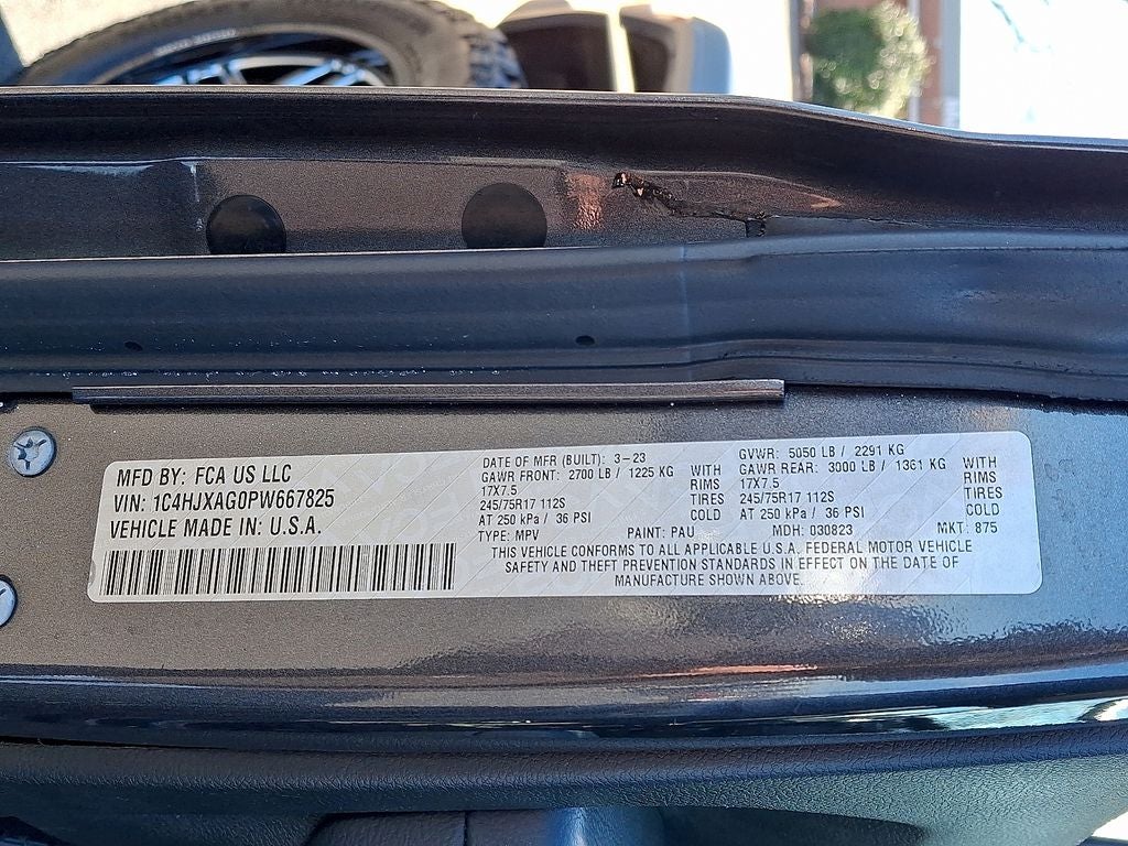 2023 Jeep Wrangler Sport