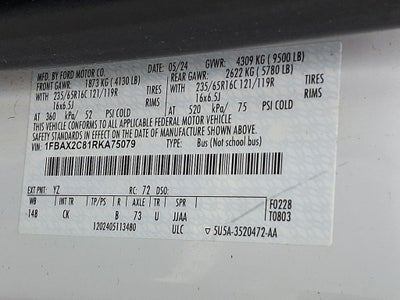 2024 Ford Transit-350 XLT