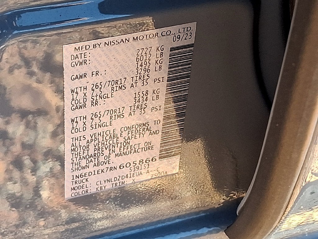 2024 Nissan Frontier PRO-4X