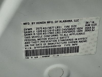 2017 Acura MDX 3.5L SH-AWD w/Advance Package