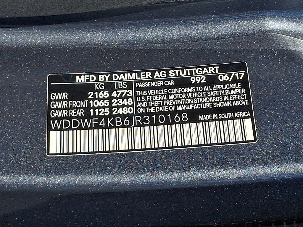 2018 Mercedes-Benz C-Class C 300 4MATIC®