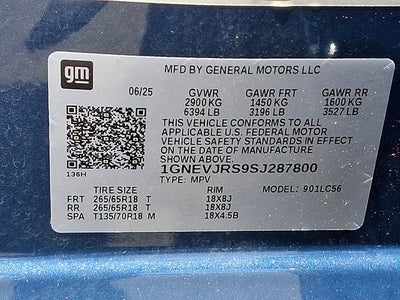 2025 Chevrolet Traverse AWD Z71